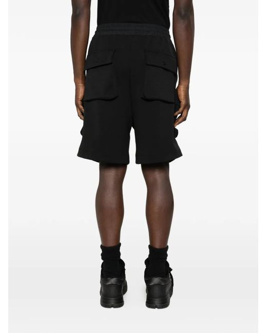 Amiri Black Shorts Cargo Logo for men