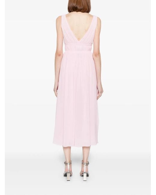 Vestido midi Amelie Cynthia Rowley de color Pink