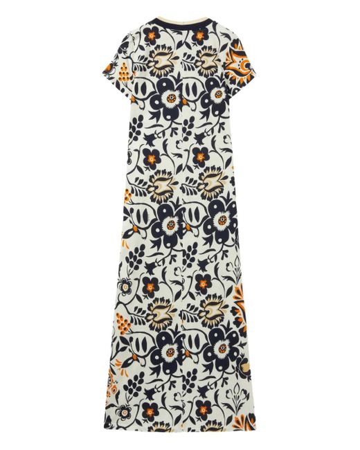 LaDoubleJ Swing フローラル ドレス White