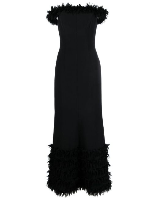 TOVE Black Bodhi Silk Maxi Dress