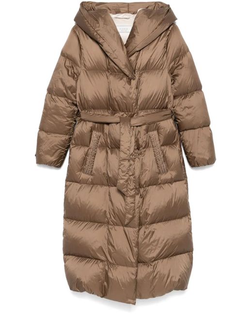 Peserico パデッドコート Brown
