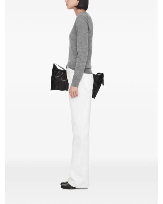AllSaints Gray Coyte Crew-Neck Sweater