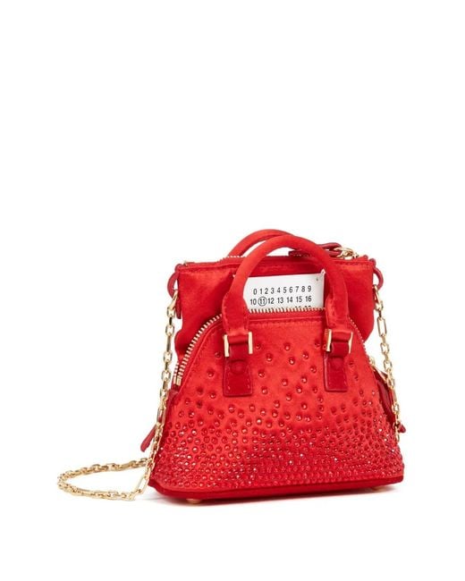 Maison Margiela Red 5Ac Cinema Inferno Baby Cross Body Bag for men