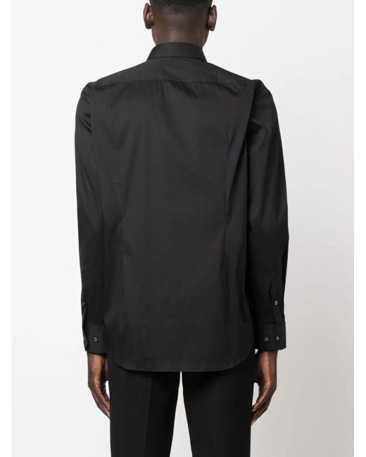 Boss Black Spread-Collar Button -Up Shirt for men