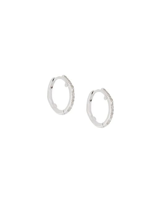 Shaun Leane Metallic 'cherry Branch' Diamond Hoop Earrings