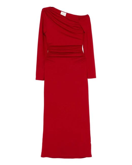 Reformation Red Ayden Dress