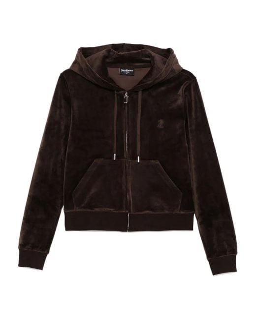Juicy Couture Fluwelen Hoodie in het Black