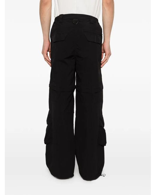 JG1 Black Belt-Loops Pants for men