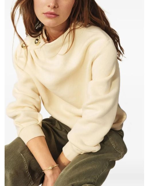 Ba&sh Natural Robbie Sweatshirt