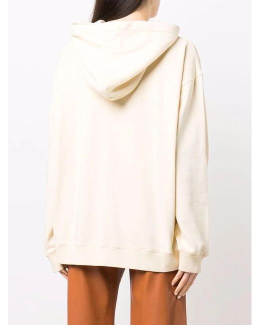 Nanushka Yellow Organic Cotton Hoodie