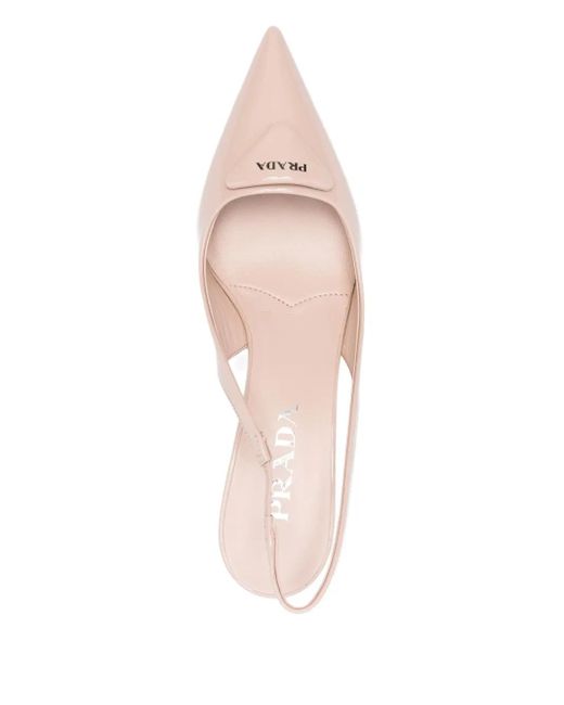 Prada Pink Spitze Pumps 80mm