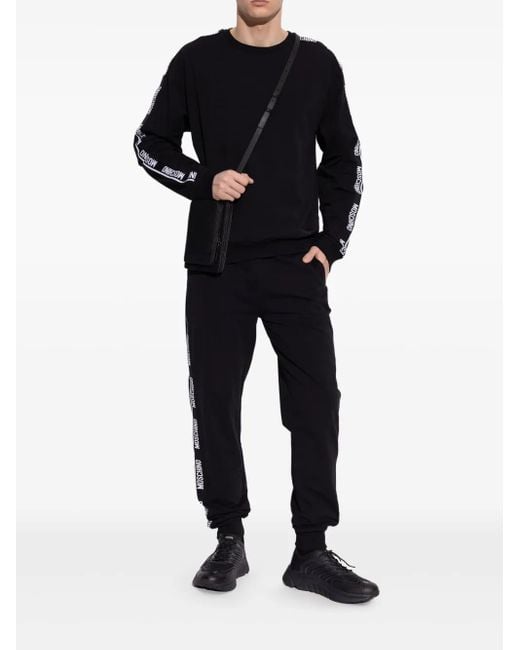 KENZO Black Logo-Print Sneakers for men