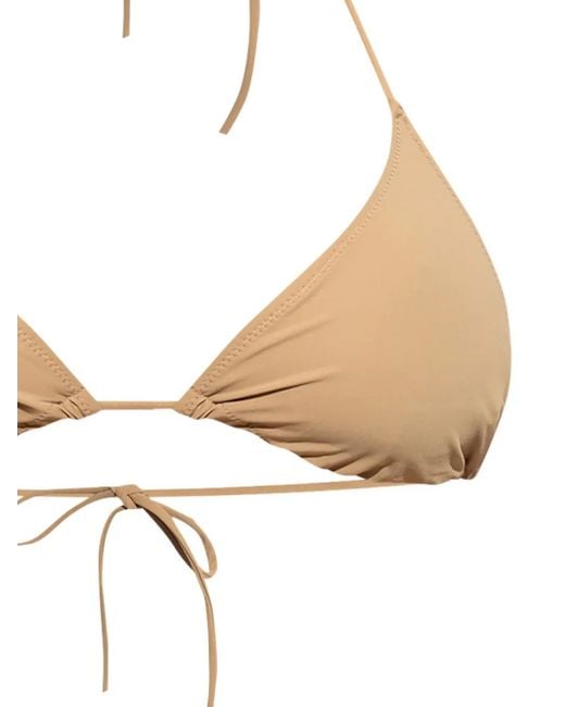 DSquared² Natural Triangle-Cup Bikini Top