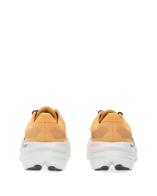 Brooks Orange Glycerin Max M Lace-Up Sneakers for men