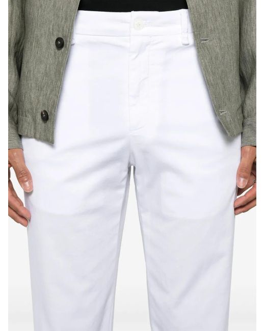 Giorgio Armani White Tapered Jeans for men