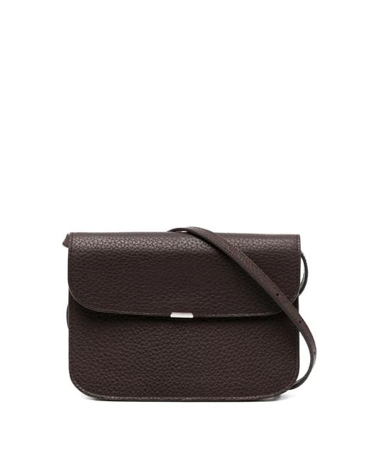 Lemaire Black Soft Tab Mini Bag