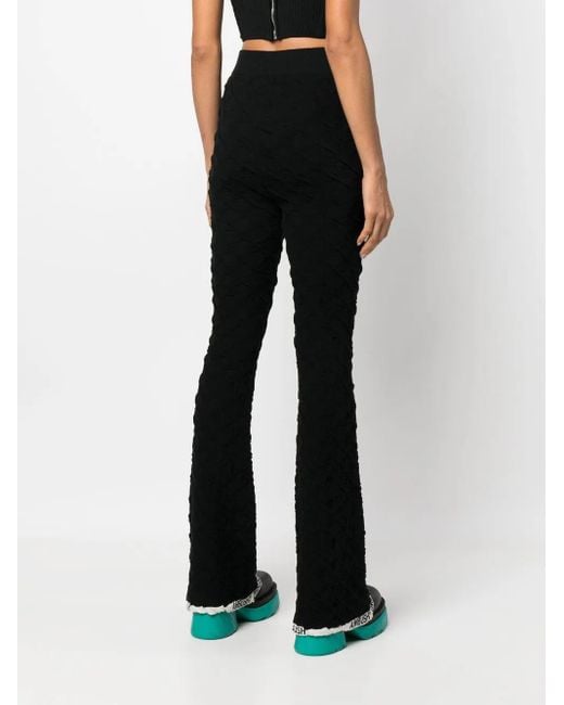 Ambush Flared Broek in het Black