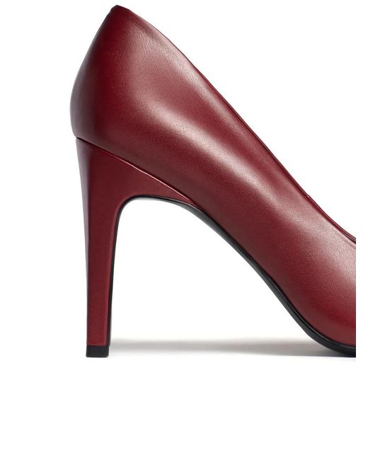 12 STOREEZ Pink Leather Pumps