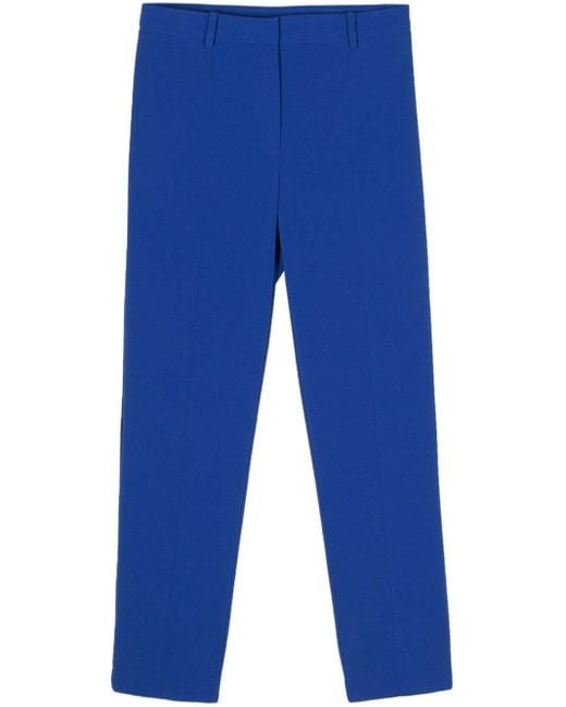 Pantalon slim à taille basse Patrizia Pepe en coloris Blue