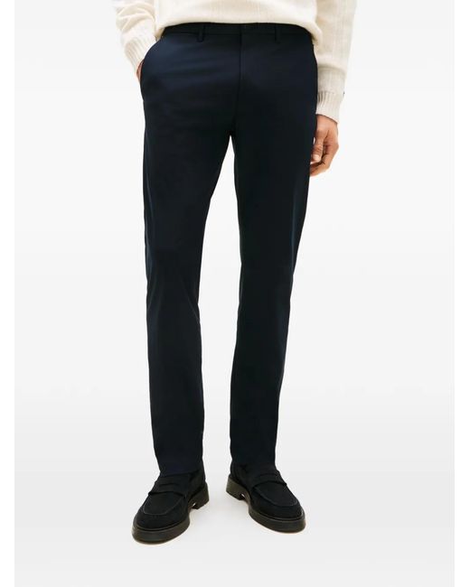 Tommy Hilfiger Blue Logo-Detail Trousers for men