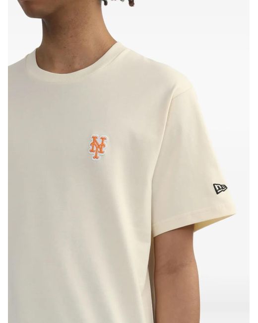 KTZ White Logo-Patch Cotton T-Shirt for men