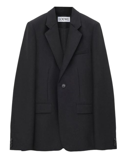 Loewe Einreihiges Sakko in Black für Herren