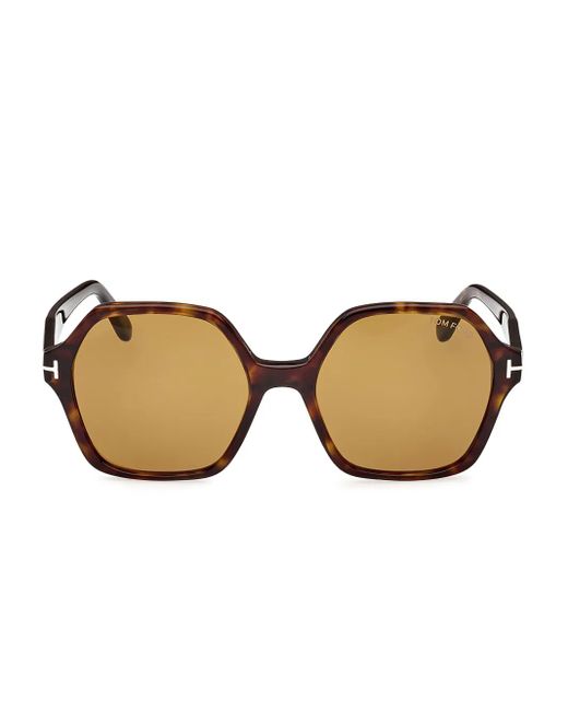 Tom Ford Natural Sonnenbrille Mit Geometrischem Gestell