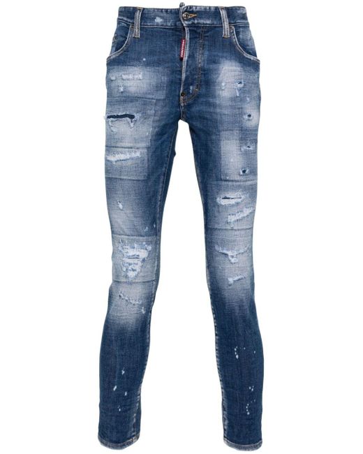 DSquared² Skinny Jeans in het Blue voor heren