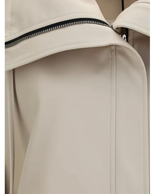 Lardini Natural Zipped Collared Jacket