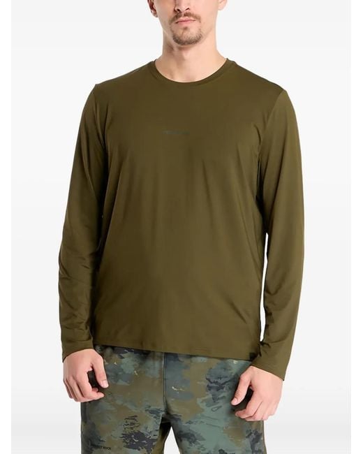 Under Armour Green Long-Sleeve T-Shirt for men