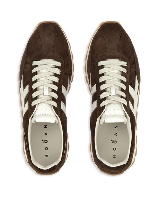 スニーカー H671 Sneakers - Hogan - Leather - Brown Hogan H671 Sneakers in Brown for Men | Lyst