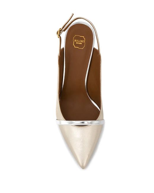 Malone Souliers White Marion Pump Shoes