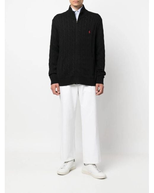 Polo Ralph Lauren Black Logo Sweater for men