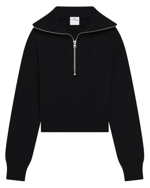 Courreges Black Trucker Jumper