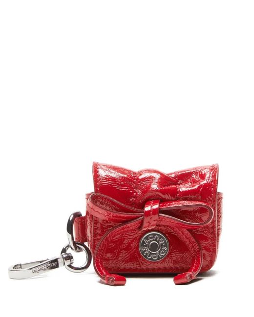 Acne Red Multi-Pocket Headphones Case