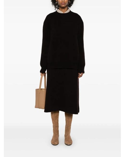 The Row Black Idea Sweater