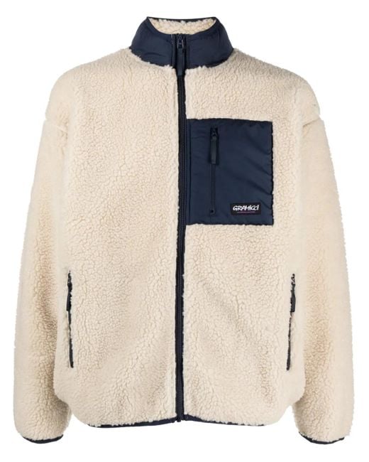 Veste En Polaire À Patch Logo Gramicci en coloris Blue