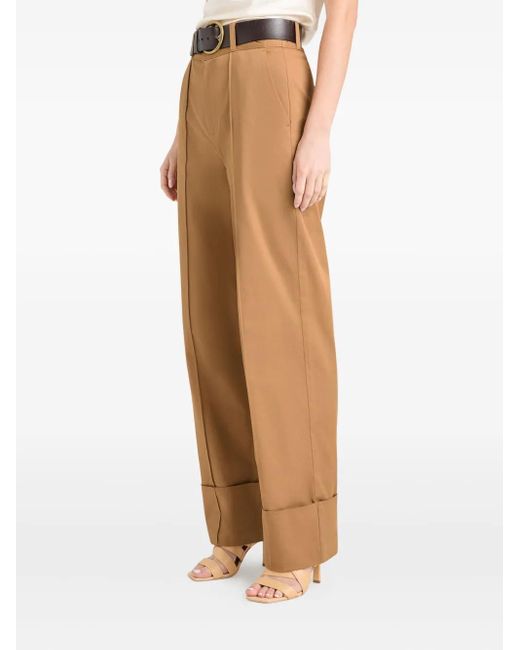 Cinq À Sept Natural Hose Mit Plissierten Bündchen