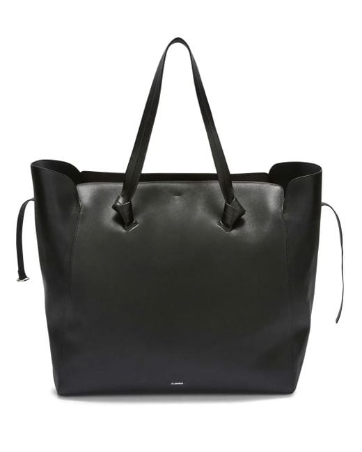 メンズ Jil Sander ノットディテール ハンドバッグ Black