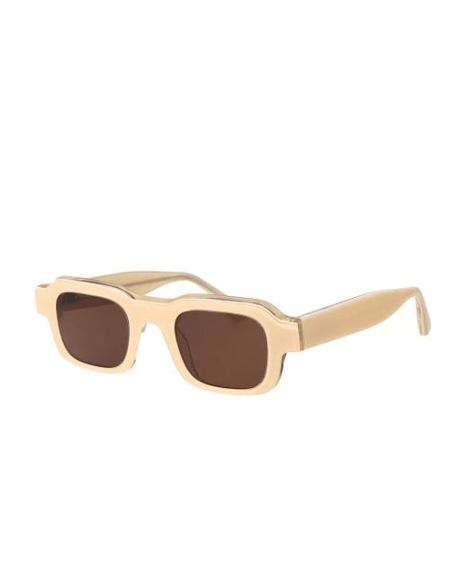 Thierry Lasry Brown Rectangle-Frame Sunglasses