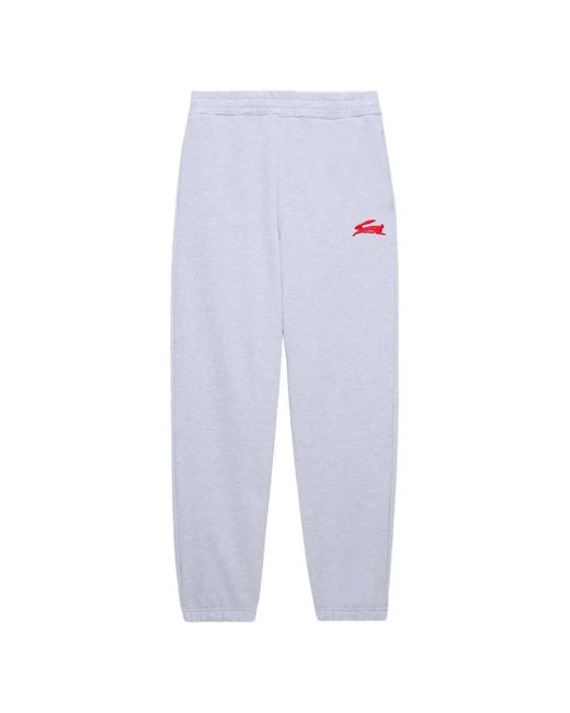 MSGM White Logo-Embroidery Track Pants for men