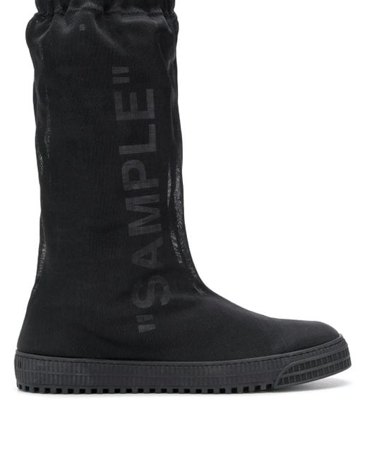 Off-White c/o Virgil Abloh Black Sample Boots for men