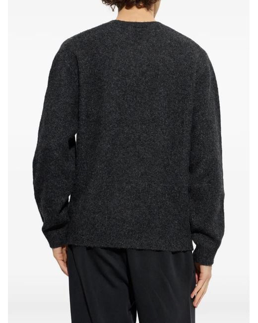 Carhartt Black Curtis Embroidered-Logo Sweater for men