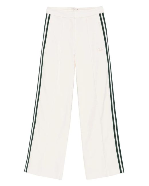 Adidas サイドストライプ パンツ White