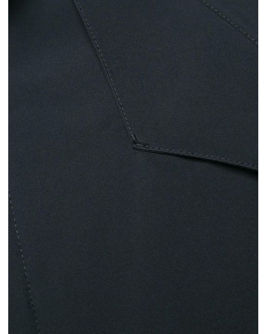 Herno Blue Hooded Coat for men