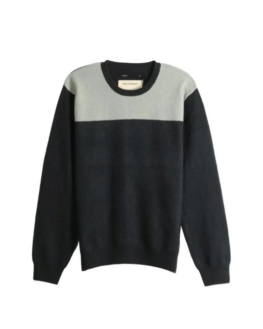 Frenckenberger Black Colour-Block Sweater