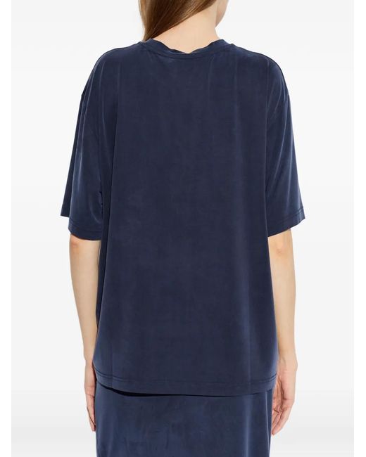 IRO Blue Etoile Oversized Crew-Neck T-Shirt