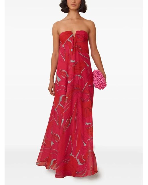 Cult Gaia Red Janelle Gown