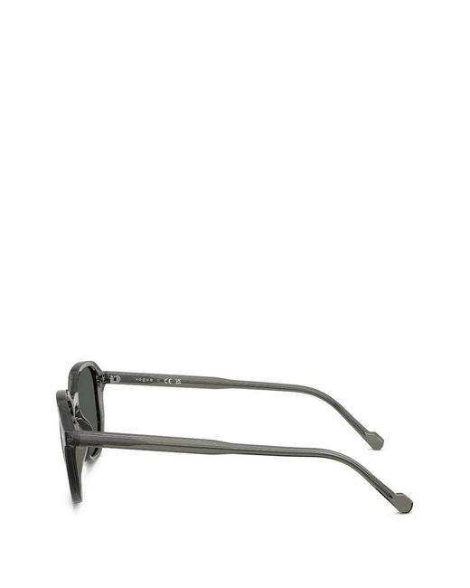 Vogue Eyewear Gray Round-Frame Sunglasses for men