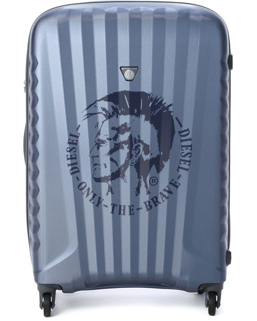 DIESEL Koffer mit Logo-Print in Blue für Herren